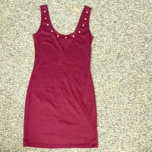 Burgundy Charlotte Russe dress